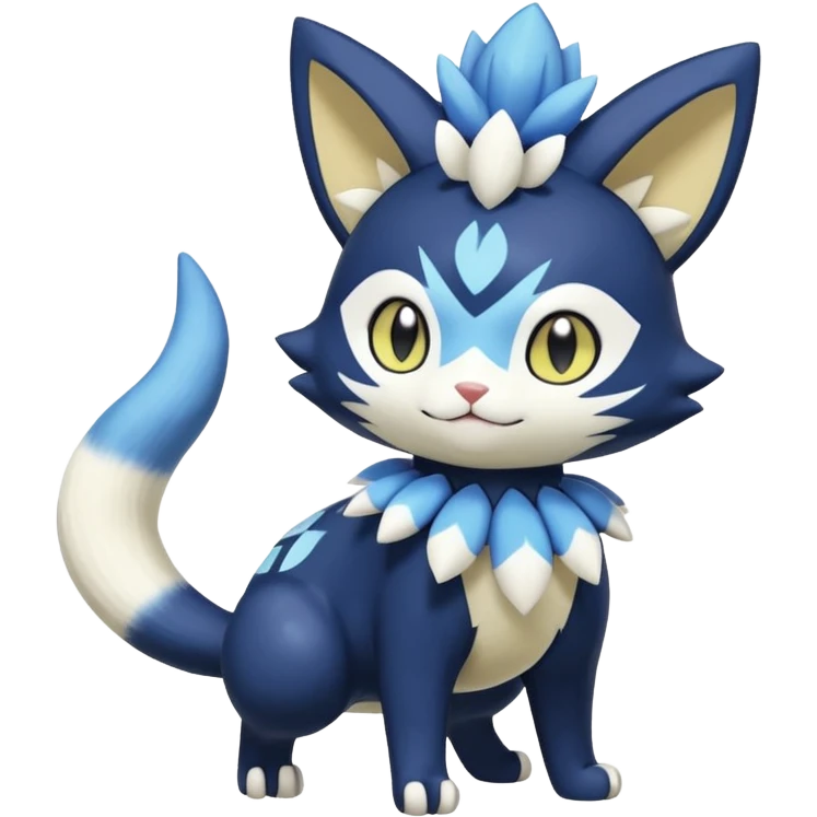 Sprigatito-Meowstic-Floragato-Meowscarada-Torracat-Pokémon-Fakémon-hybrid-fusion-creature (full body) emoji