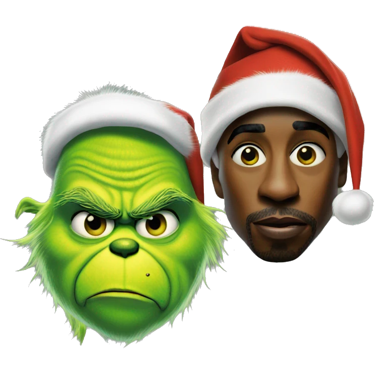 Grinch with Tupac  emoji