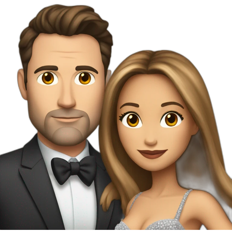 Jlo and Ben affleck emoji