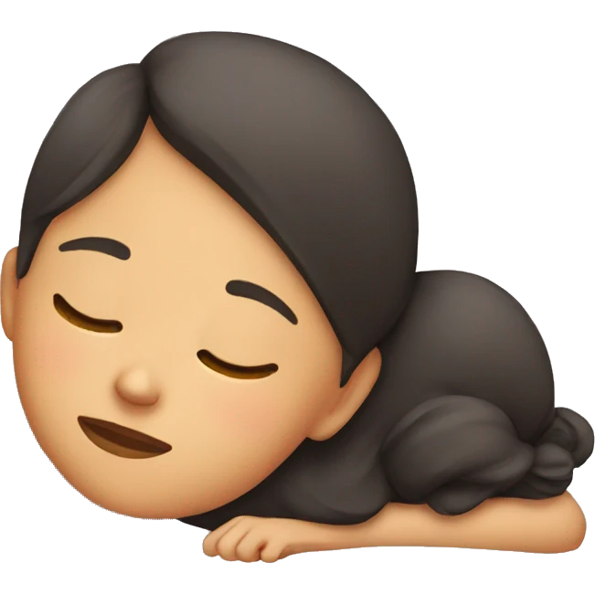 sleeping girl emoji