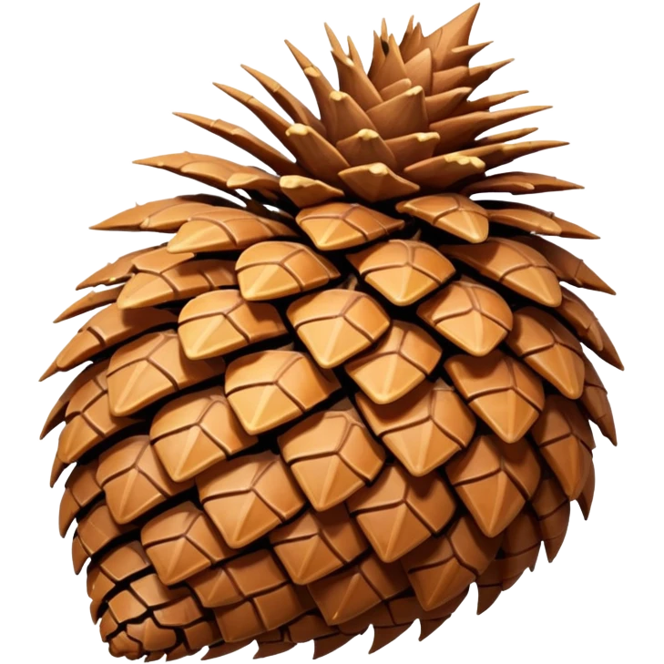 Spruce pine cone emoji