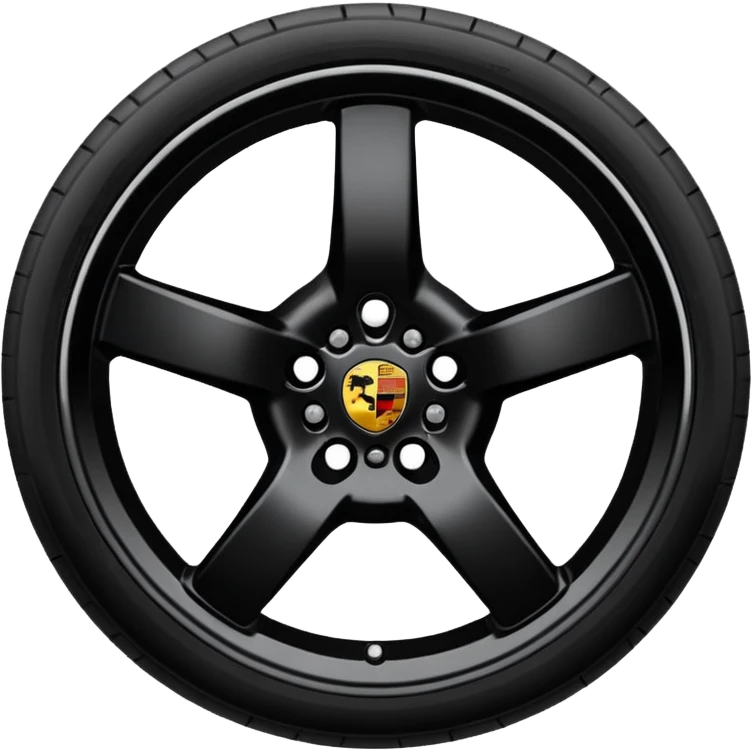 black porsche gt3, black rims emoji