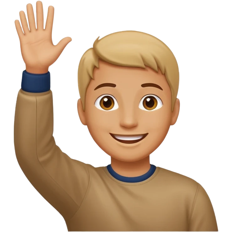 Somone waving there hands up and down  emoji