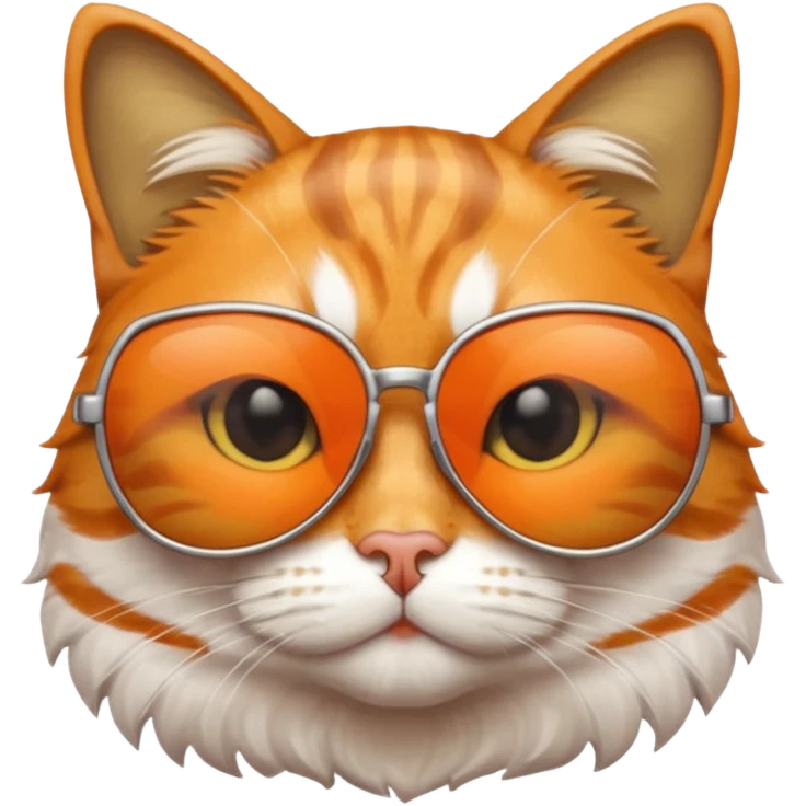 Cat wearing sunglasses emoji