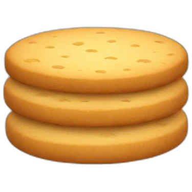 round biscuit emoji