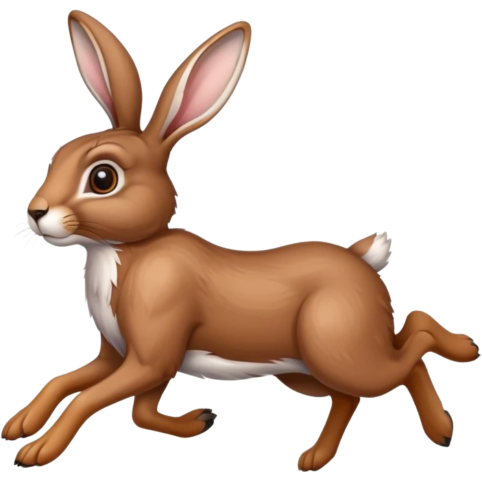 Running hare emoji
