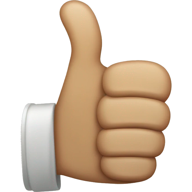 Thumbs up emoji