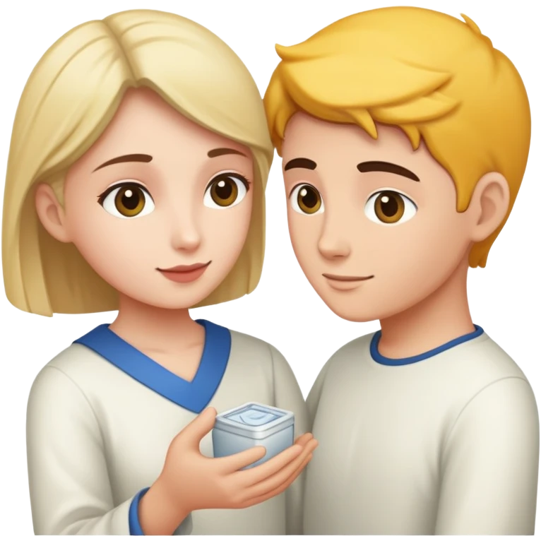person helping someone in need, performing a good deed emoji