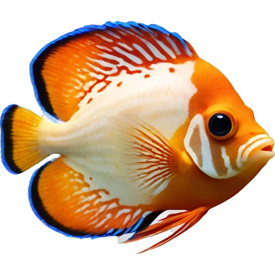 Symphysodon discus fish emoji