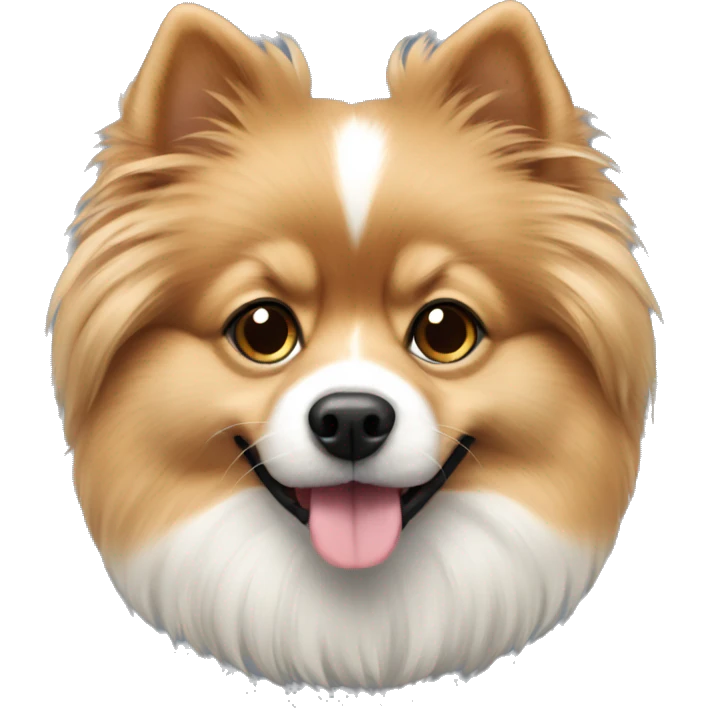Pommeranian dog emoji