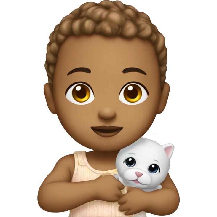 Baby with dollhouse  emoji