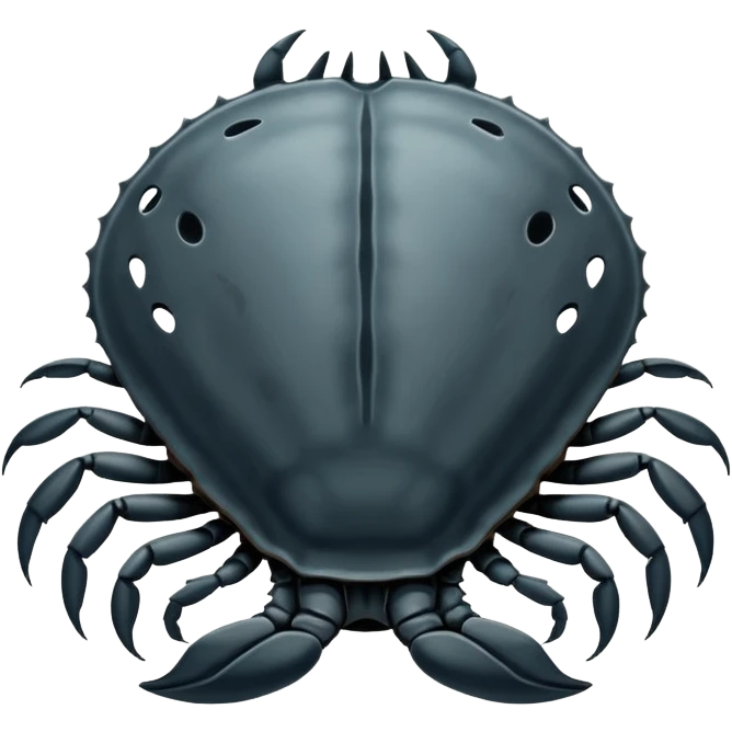 Horseshoe crab outline  emoji