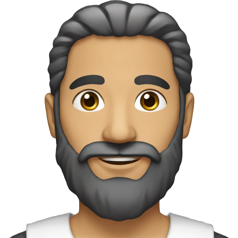 Un arabe avec une barbe emoji