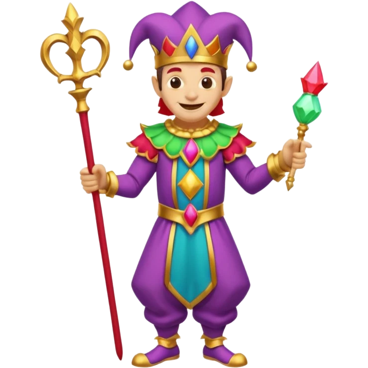 royal jester, full body emoji