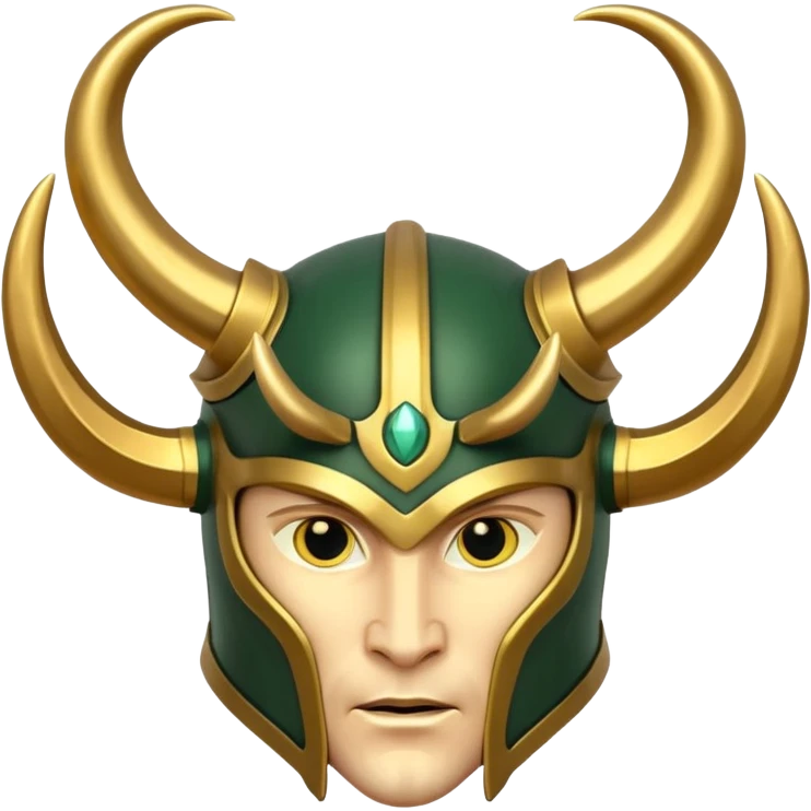 Loki's helmet emoji