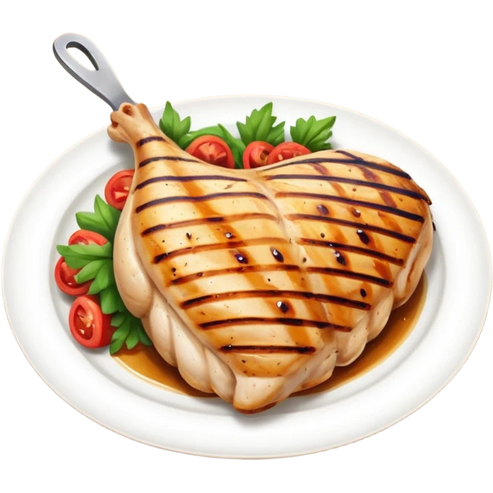 pechuga de pollo a la plancha emoji