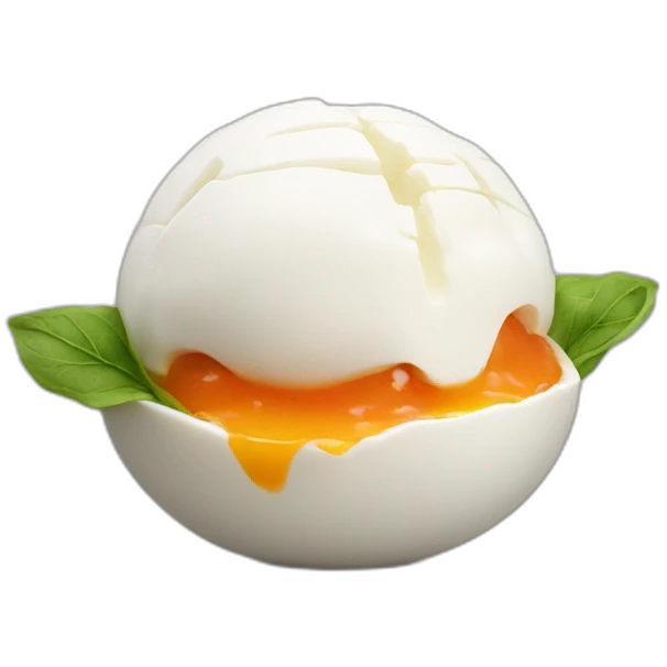 burrata ball without leaf emoji