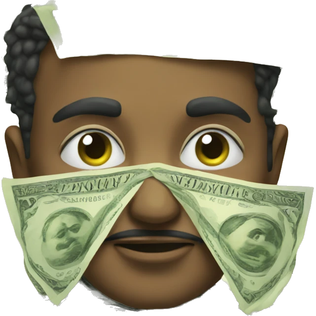 eyes with money person emoji emoji