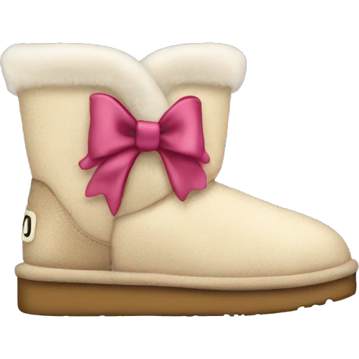 tazman uggs with bow emoji