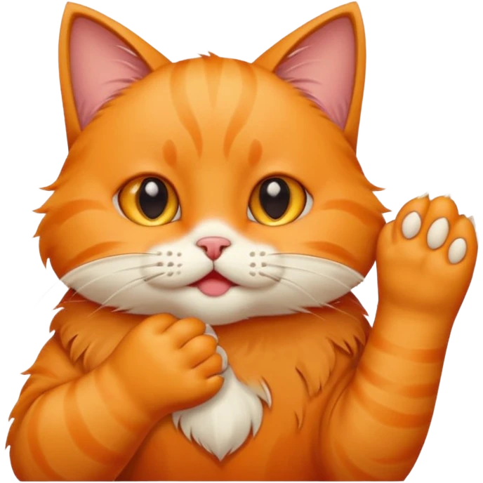 Cat covering its mouth emoji
