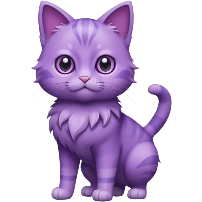 Purple Cat-Pokémon (full body) emoji