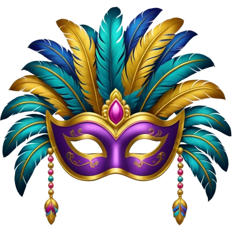 carnival, mask emoji