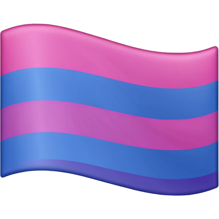 A bisexual flag emoji