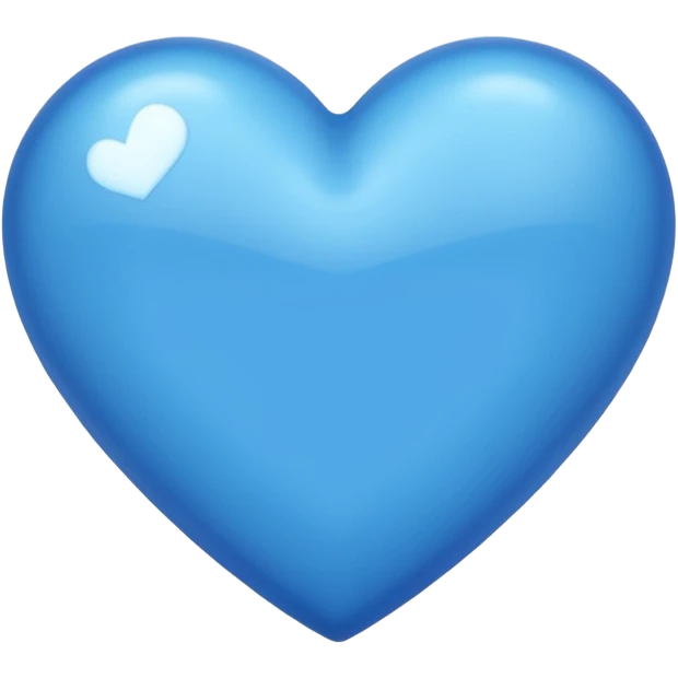 Blue heart emoji