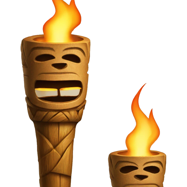 tiki torch emoji