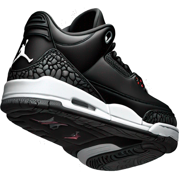 Jordan 3 Black cat emoji