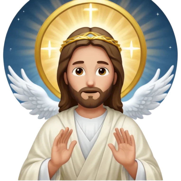 jesus go to the heaven emoji