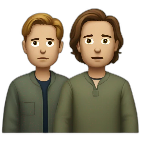 X-Files scally & malder emoji