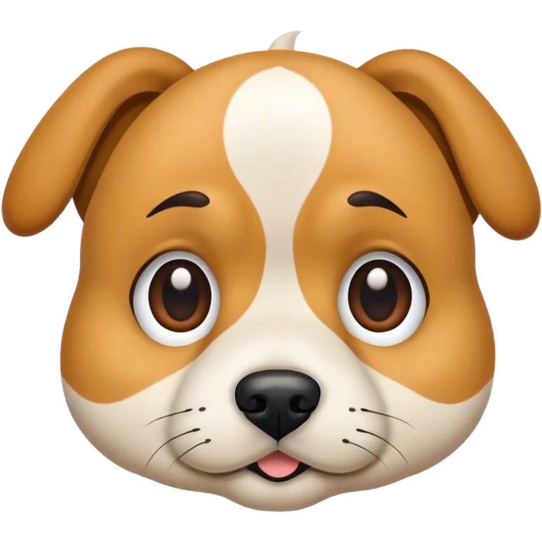 Perro con cejas  emoji