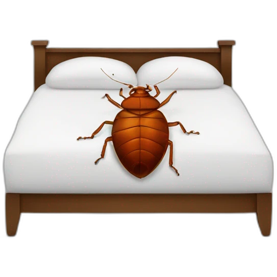 bed bugs in paris emoji