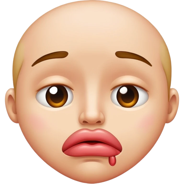 Sad lower lip emoji emoji