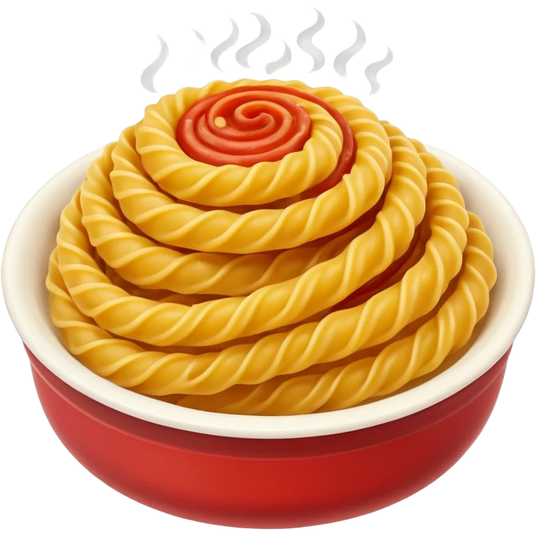 fusilli pasta bowl emoji