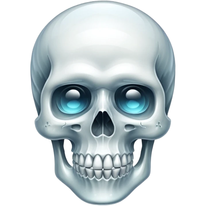 Caveira de cristal emoji