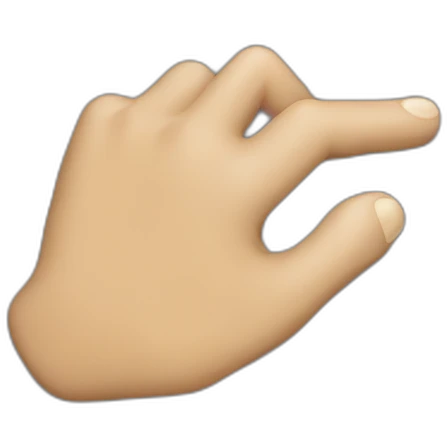 hand pressing button emoji