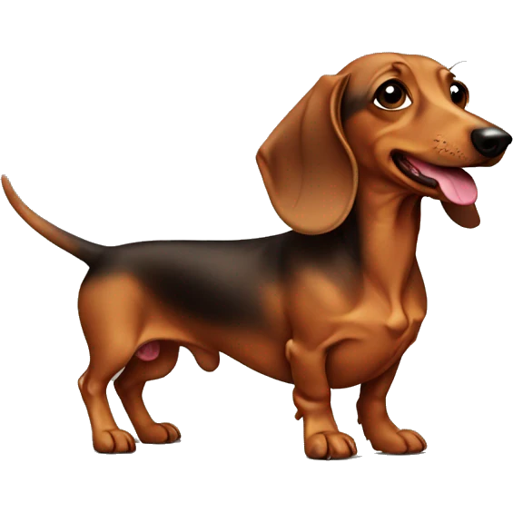 dachshund  emoji