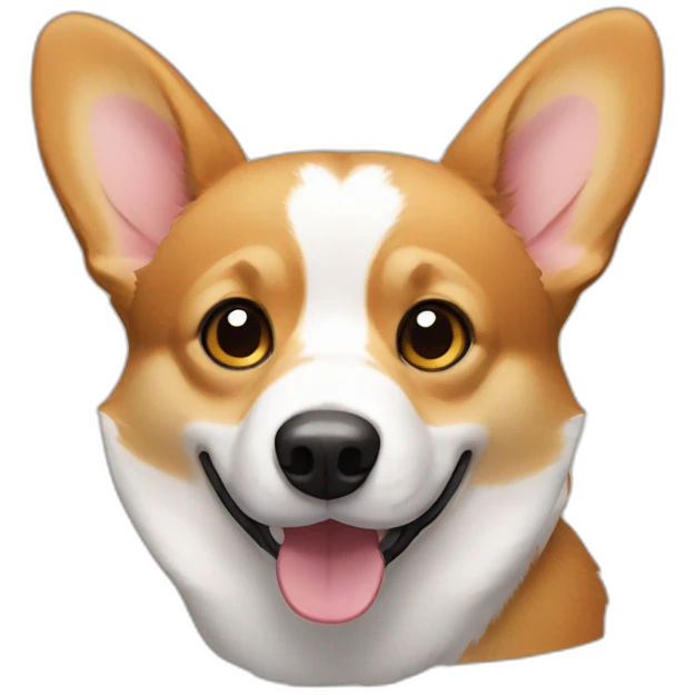 black and tan corgi emoji