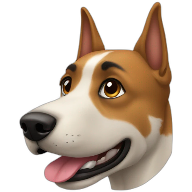 perro bravo emoji