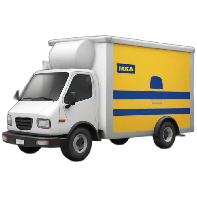 IKEA delivery truck emoji