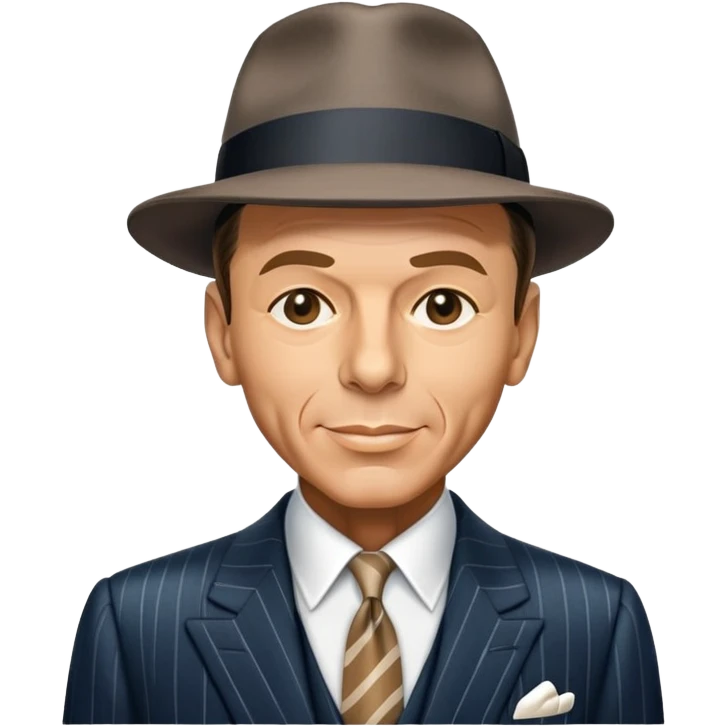 frank sinatatra pinstripe gangster emoji