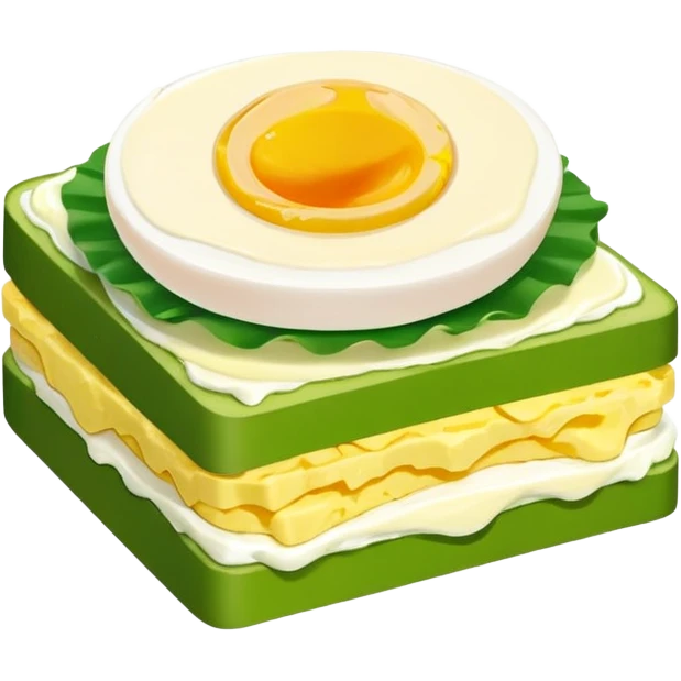 timun batang + telur rebus hancur + mayonis emoji