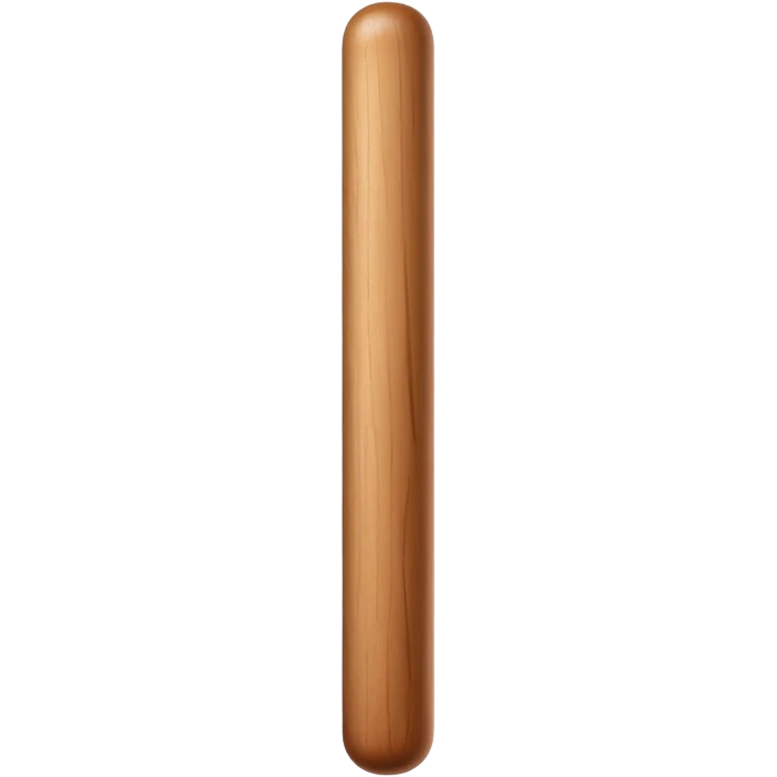 simple wooden stick emoji