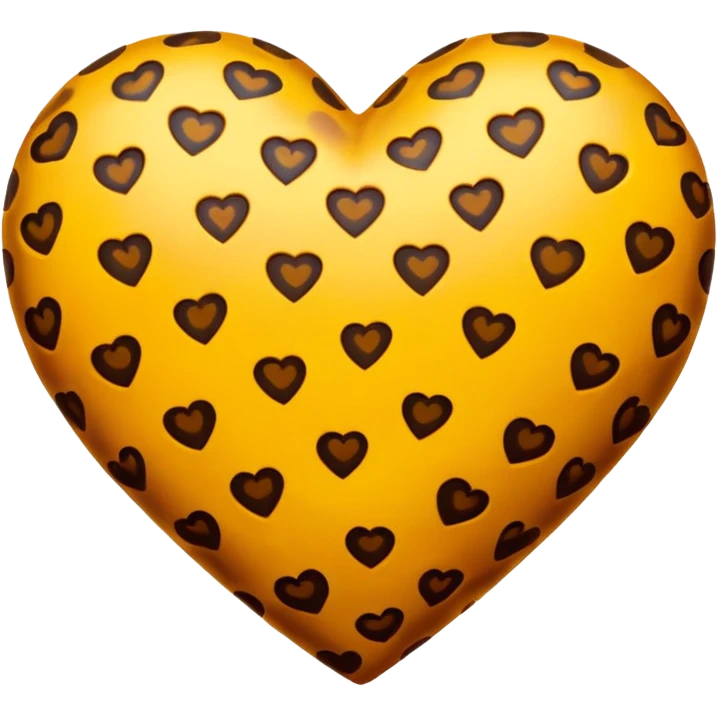 Cœur léopard emoji