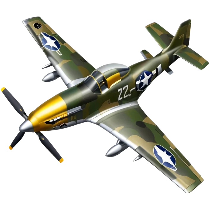 P51 mustang in combat emoji