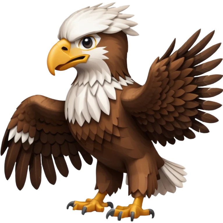 make me an minecraft guy emoji make it like an eagle emoji