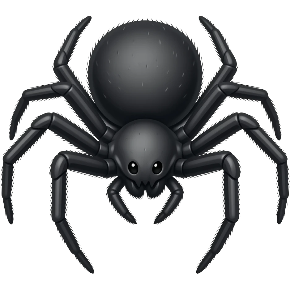 Black Spider emoji