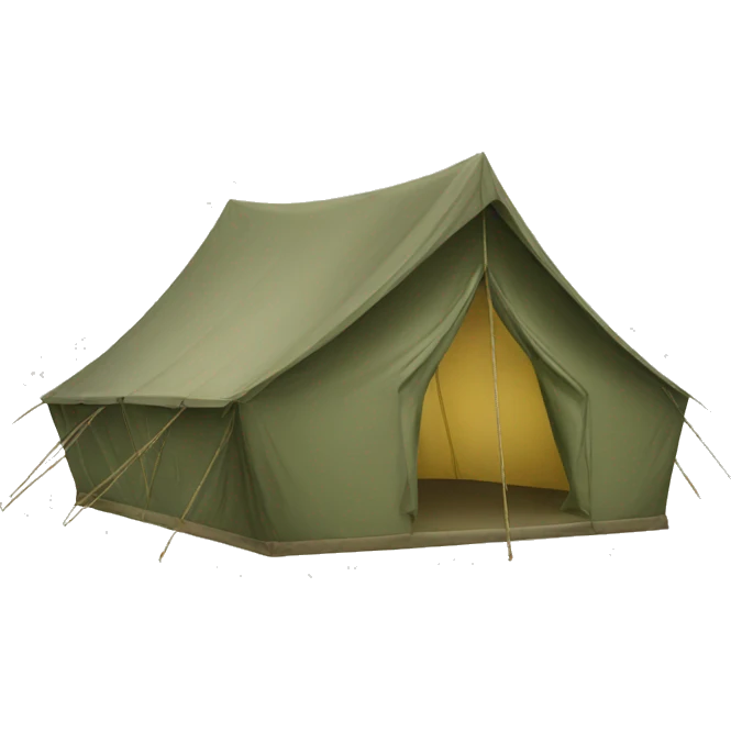MILITARY TENT emoji